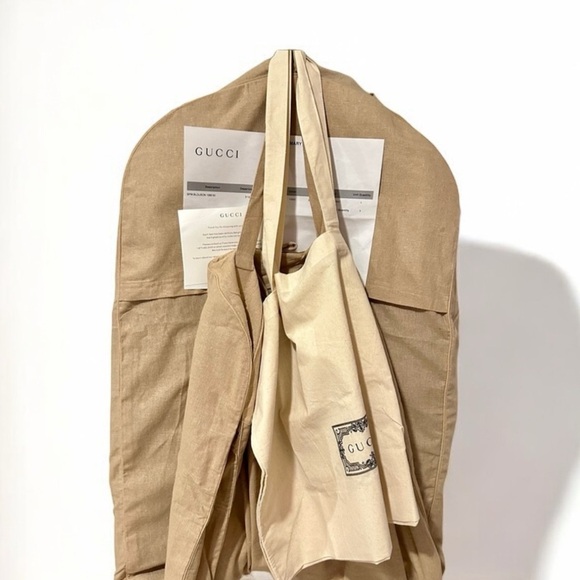 NWT Gucci Off The Grid hooded jacket size 50 Black on Black - Picture 9 of 13